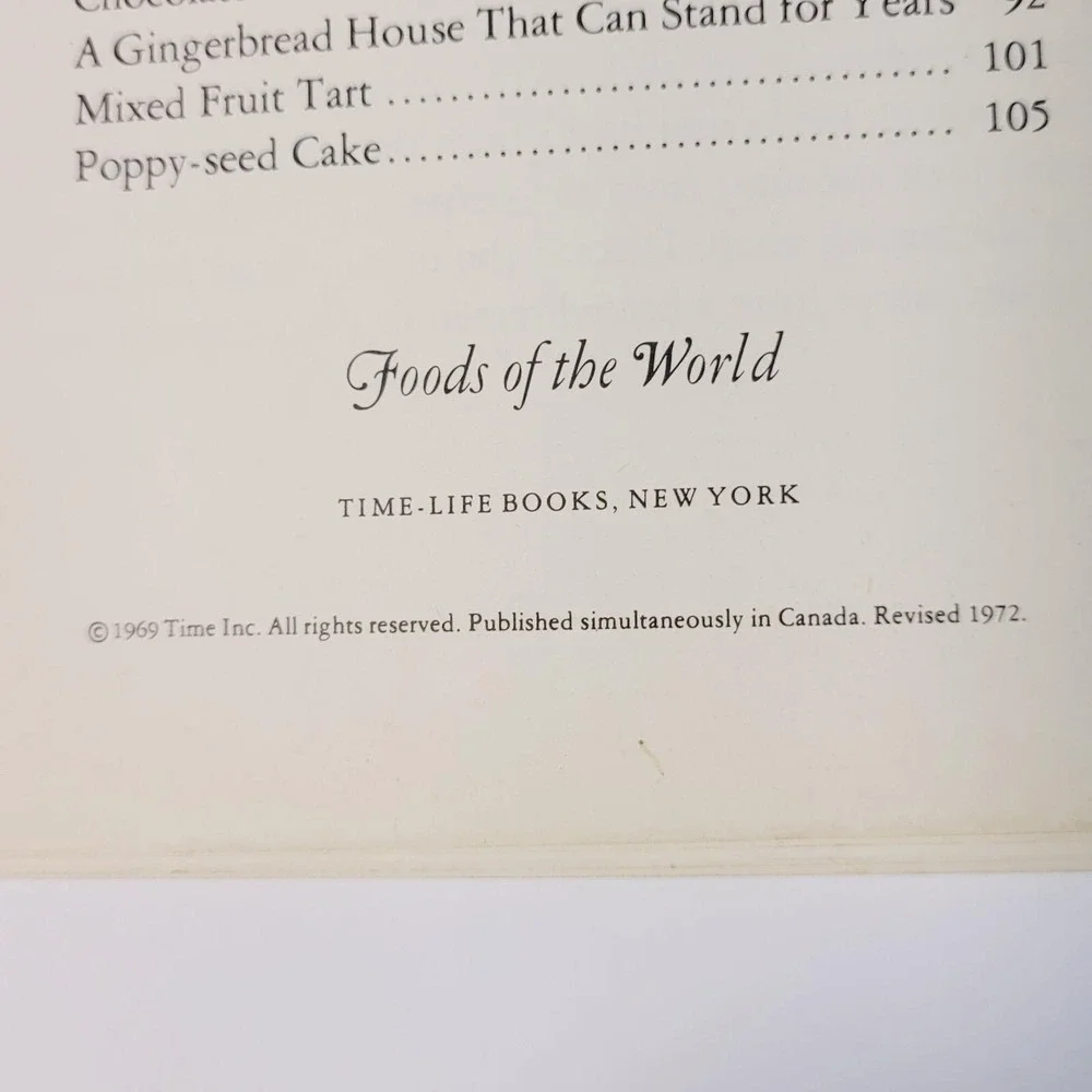 Vintage Time Life Foods of the World Recipes:‎ The Cooking of Germany